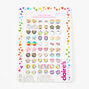 Claire&#39;s Club Rainbow Stick On Earrings - 30 Pack,
