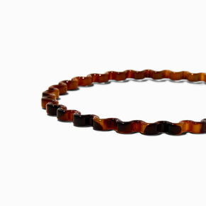 Shiny &amp; Matte Tortoiseshell Zig Zag Headbands - 2 Pack,