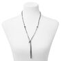 Mixed Metal Knotted Rope Long Necklace,