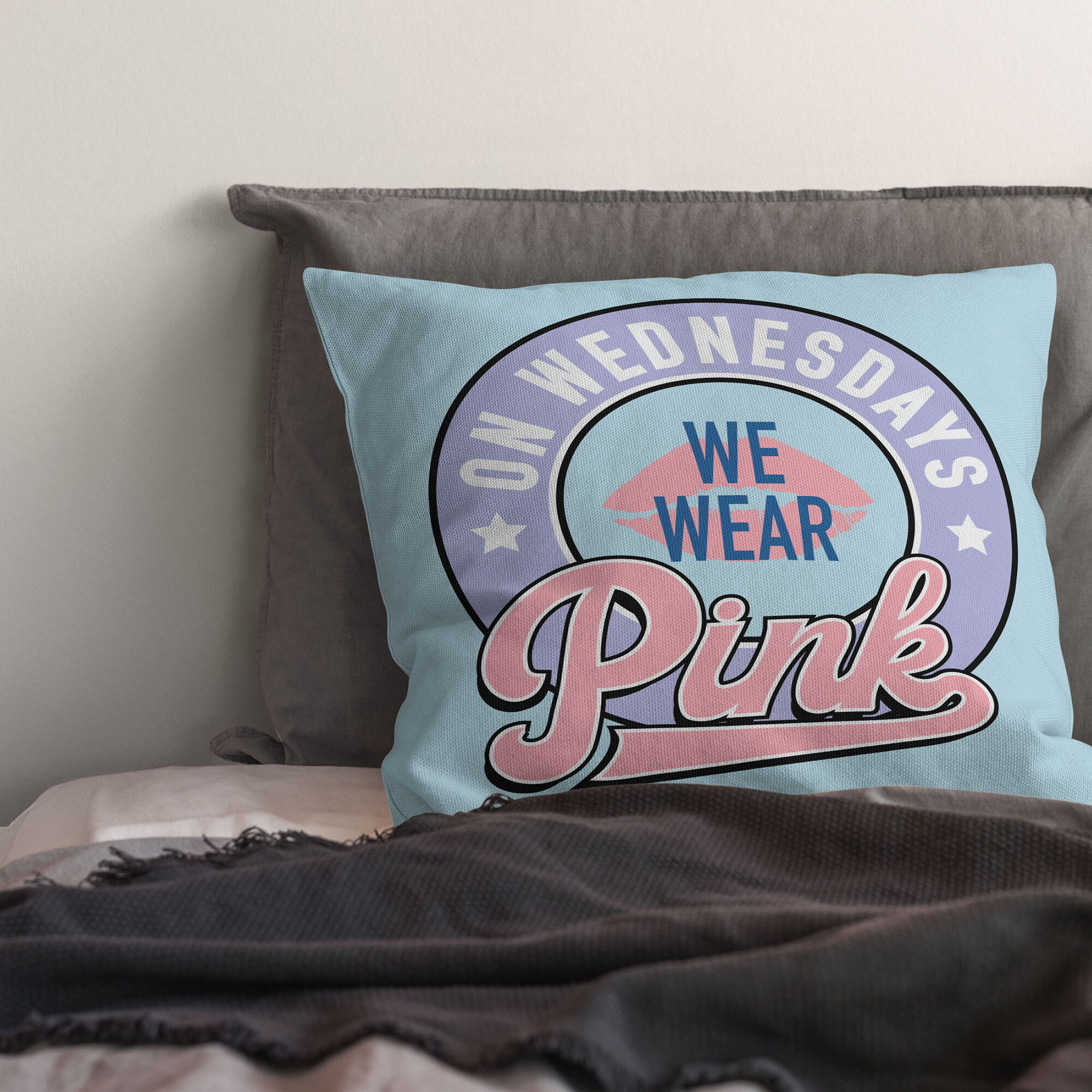 Mean Girls™ x Claire's Pink Throw Pillow,