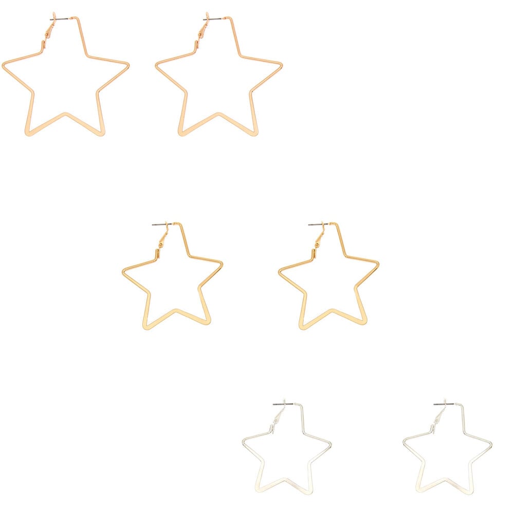 Claires star earrings online
