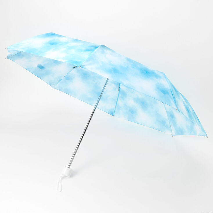 Blue Tie Dye Umbrella,