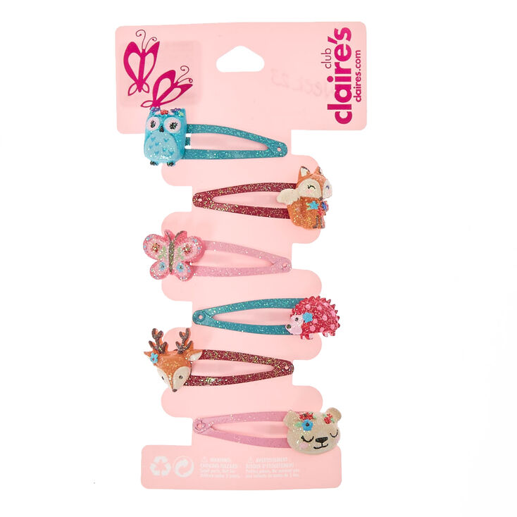 Lot de 6 barrettes avec petites bestioles,
