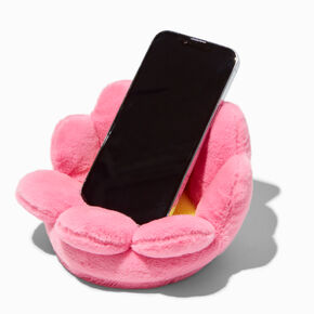 Retro Pink Flower Chair Phone Holder,