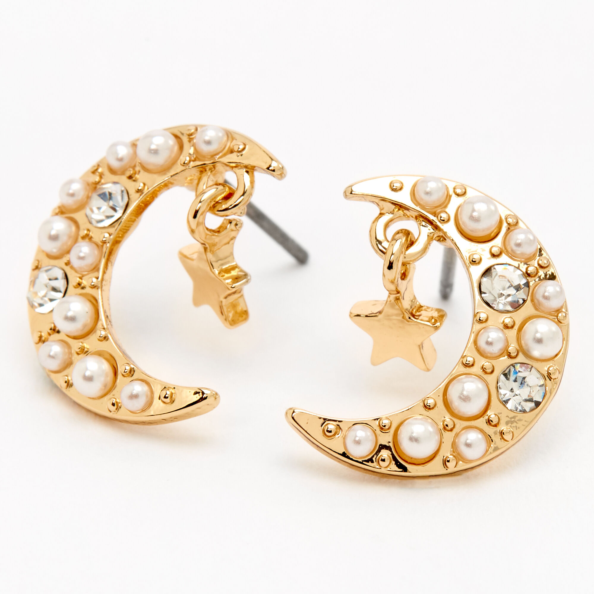Claire's moon sale earrings