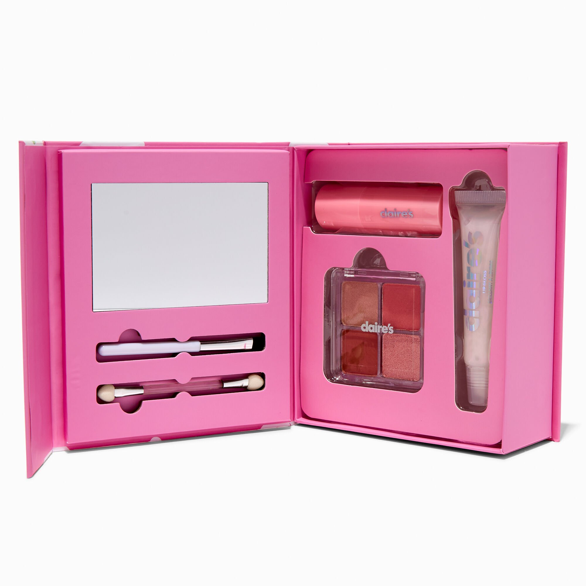 Pink Daisy Mini Book Makeup Set,