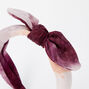 Pink &amp; Purple Tie Dye Knotted Bow Headband,
