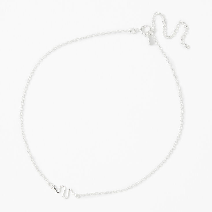 Sterling Silver Snake Chain Anklet,
