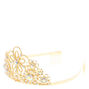 Claire&#39;s Club Iridescent Crystal Tiara - Gold,