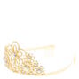 Claire&#39;s Club Iridescent Crystal Tiara - Gold,