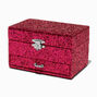 Claire&#39;s Club Fuchsia Glitter Jewellery Box,