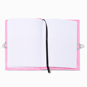 Initial Varsity Pink Lock Diary - A,
