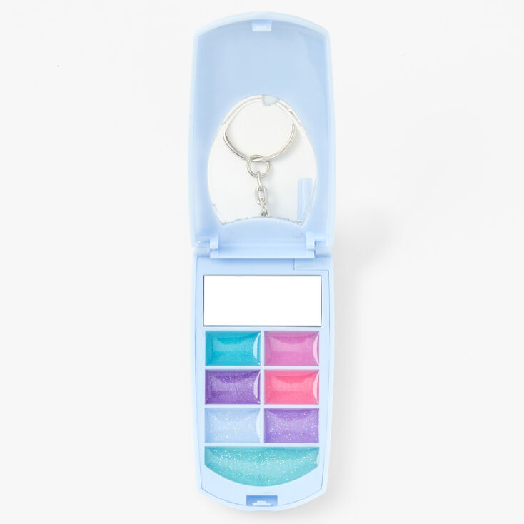 Critter Flip Phone Bling Lip Gloss Set - Pale Blue,