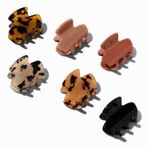 Mixed Mini Boho Hair Claws - 6 Pack,