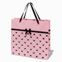 Large Pink Heart Quilted Gift Bag,