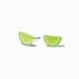 Green Lime Stud Earrings ,