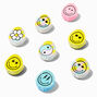 Smiley World&reg; Hair Claw Clips - 8 Pack,