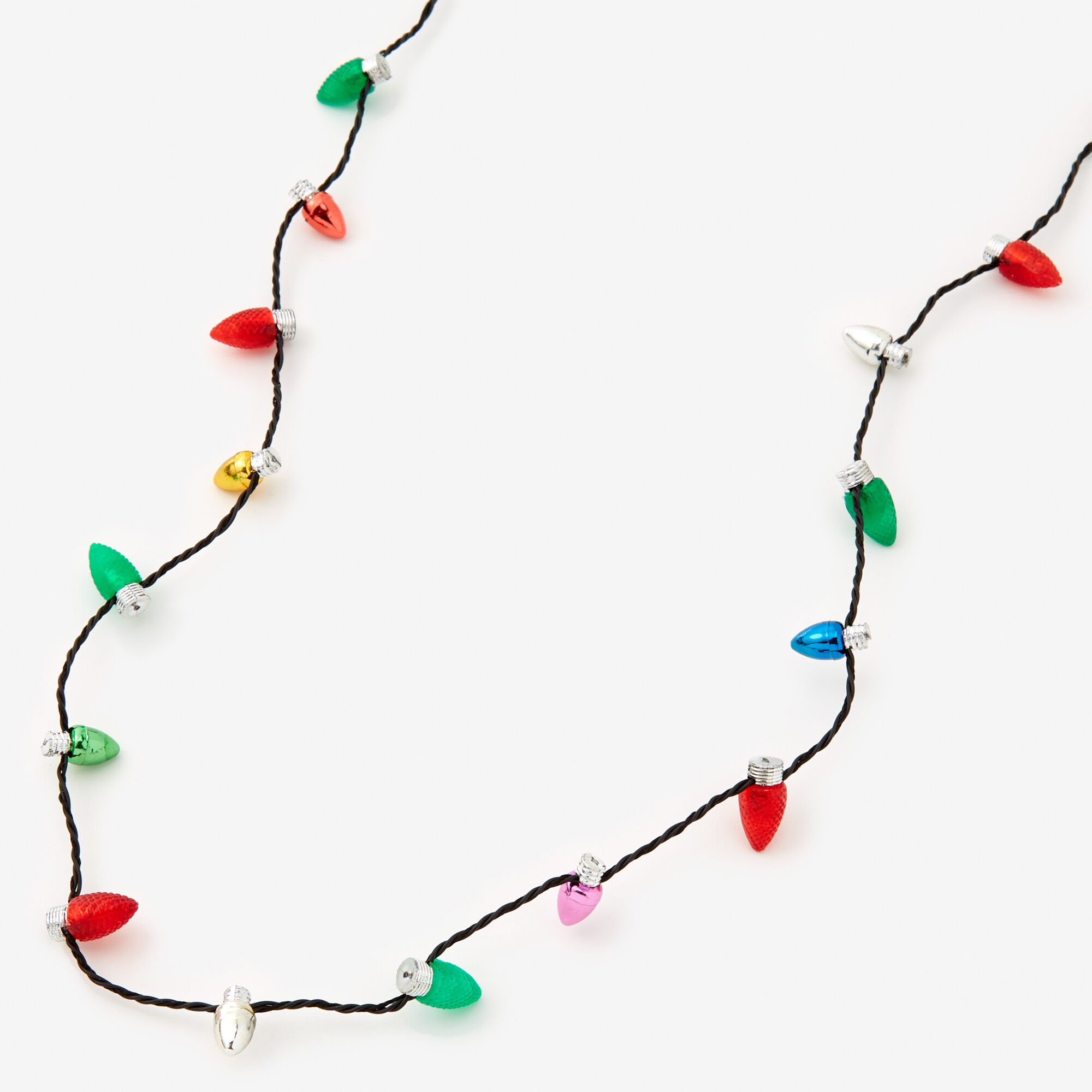 LED Christmas Bulb Light Up Necklace – Static Threads