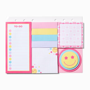 Happy Face Sticky Note Pack - 10 Pack,