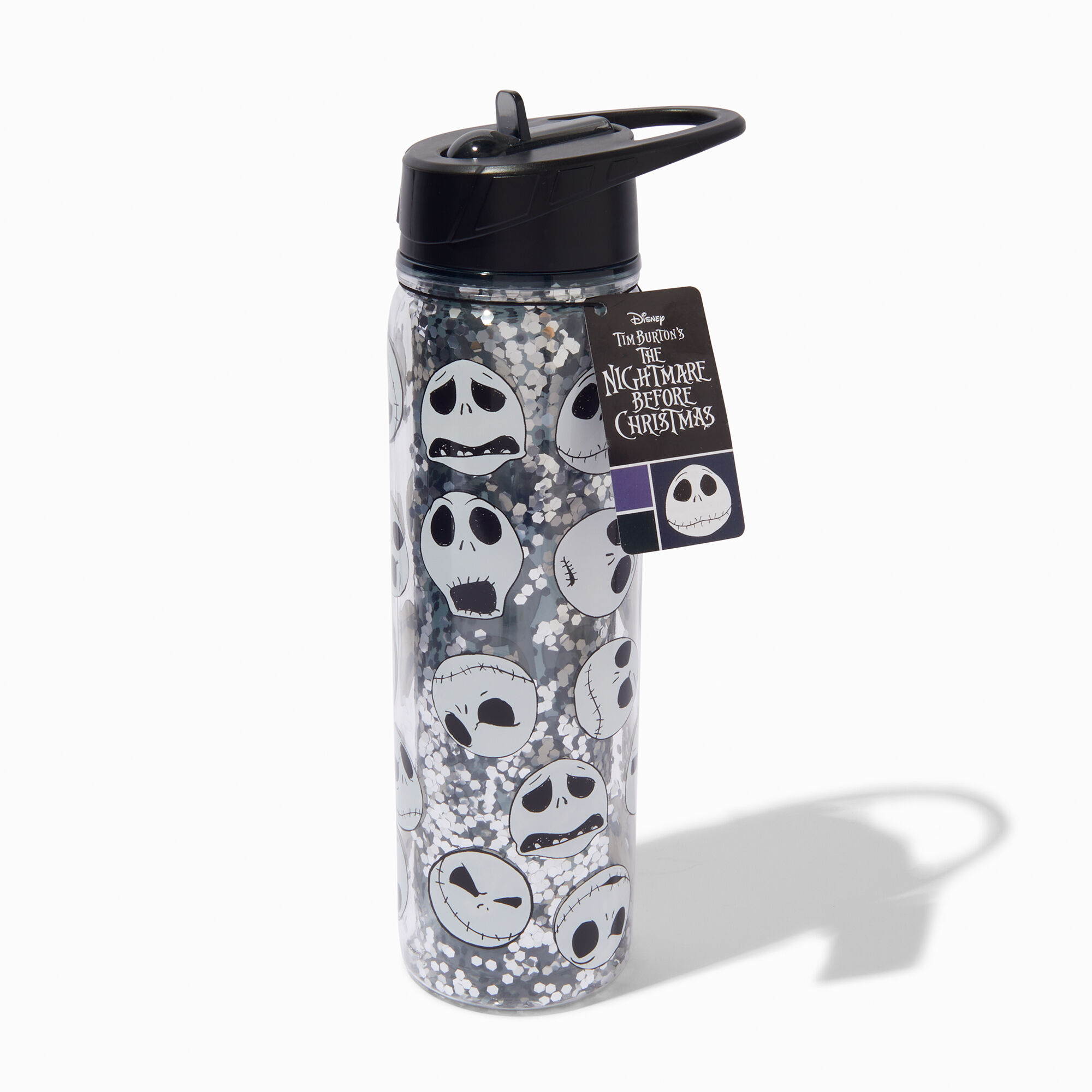 View Claires The Nightmare Before Christmas Jack Skellington Shaker Water Bottle information