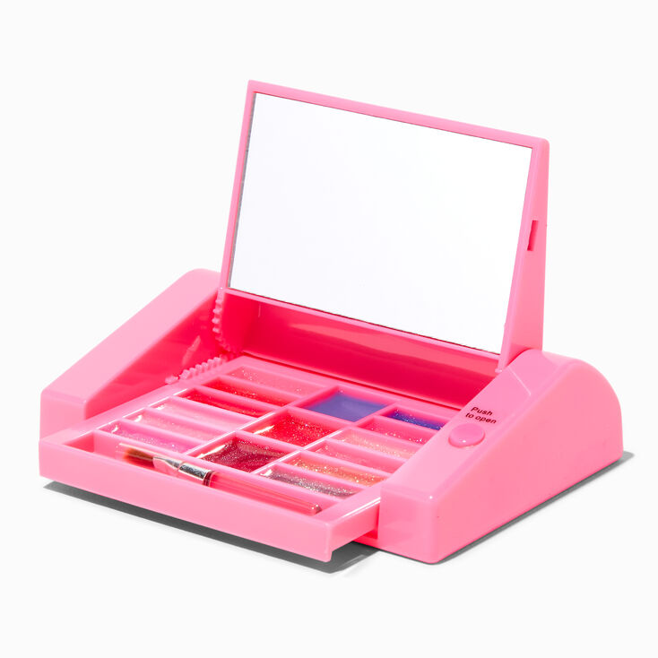 Bedazzled Initial Pink Mechanical Lip Gloss Set - J,