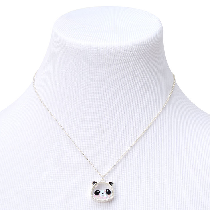 Collier &agrave; pendentif shaker panda,
