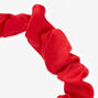 Claire&#39;s Club Ruched Holiday Headband - Red,
