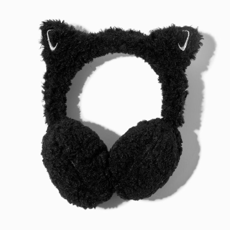 Black Cat Ear Muffs,