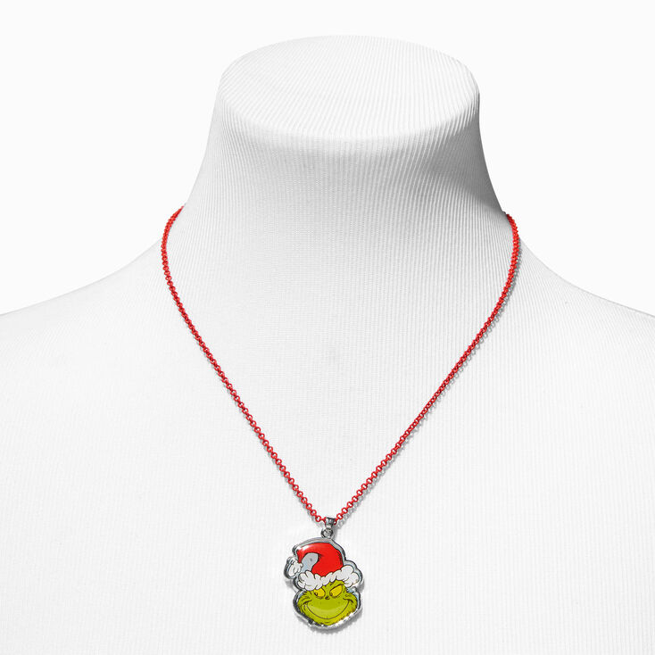 Dr. Seuss&trade; The Grinch Pendant Necklace &amp; Stud Earrings Set,
