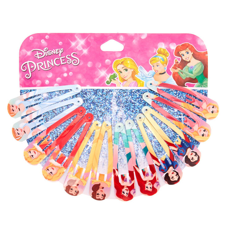 Disney Princess Snap Hair Clips - 12 Pack,