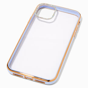 Coque de portable transparente/lavande d&eacute;cor&eacute;e - Compatible avec iPhone&reg;&nbsp;XR/11,