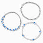 Parure de bijoux tortue &agrave; paillettes couleur argent&eacute;e - Lot de 2,
