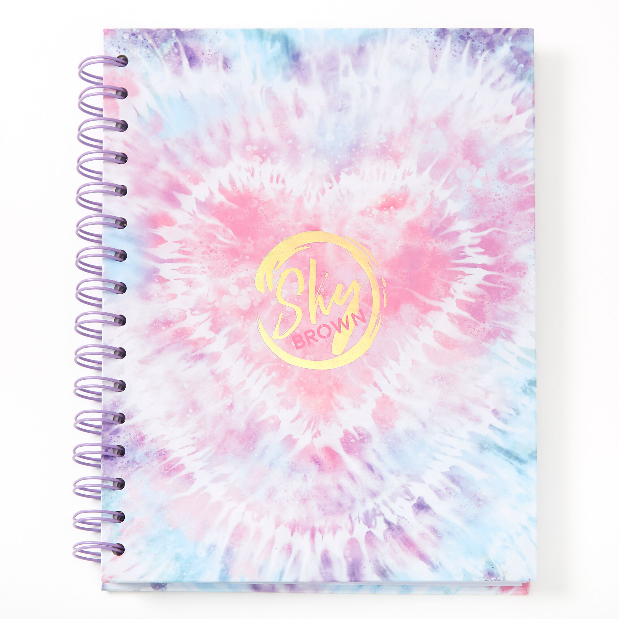 Sky Brown™ Tie Dye Notebook - Purple,