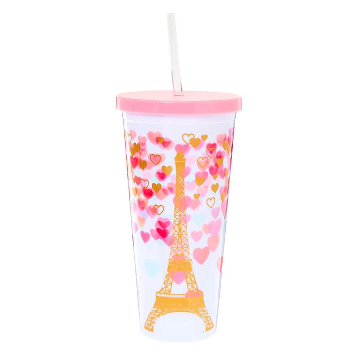 Claire's Gobelet Paris Love - Blanc