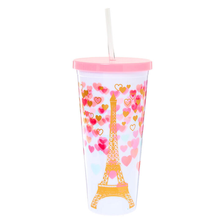 Claire's Gobelet Paris Love - Blanc