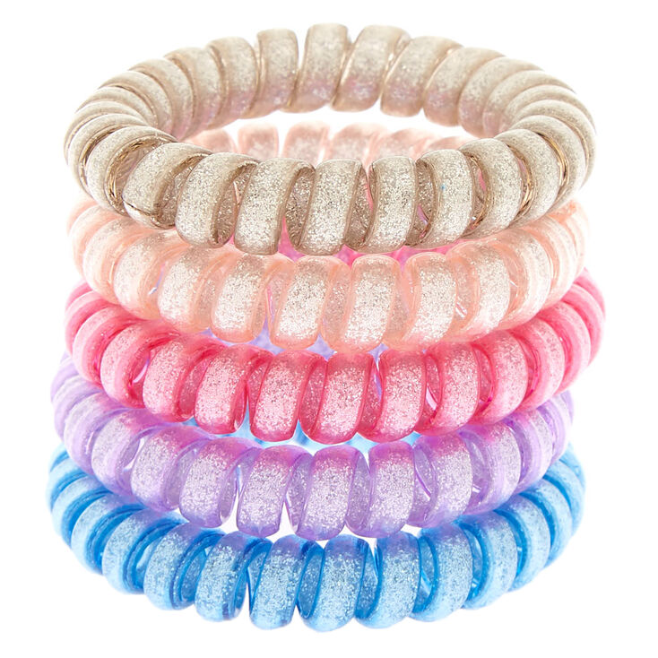 Claire's Élastiques spirales à paillettes du Club Claire's