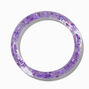 Claire&#39;s Club Purple Water-Filled Bangle Bracelet,