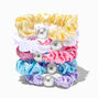 Claire&#39;s Club Small Pastel Silky Pearl Hair Scrunchies - 5 Pack,