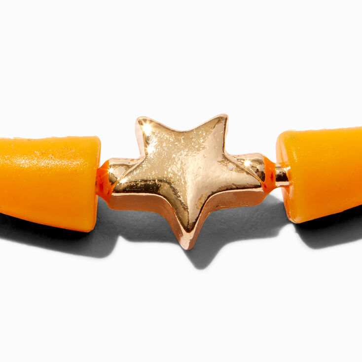 Yellow Star Silicone Bracelet,