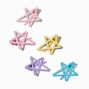 Barrettes clic clac &eacute;toile pastel - Lot de 5,