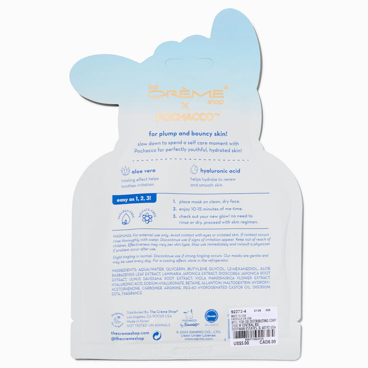 The Cr&egrave;me Shop&reg; x Pochacco&trade; Perfectly Plump! Printed Essence Sheet Mask,
