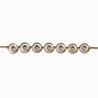 Gold-tone Swirl Choker Necklace ,