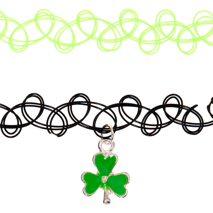 St. Patrick&#39;s Day Choker Necklaces - 2 Pack,