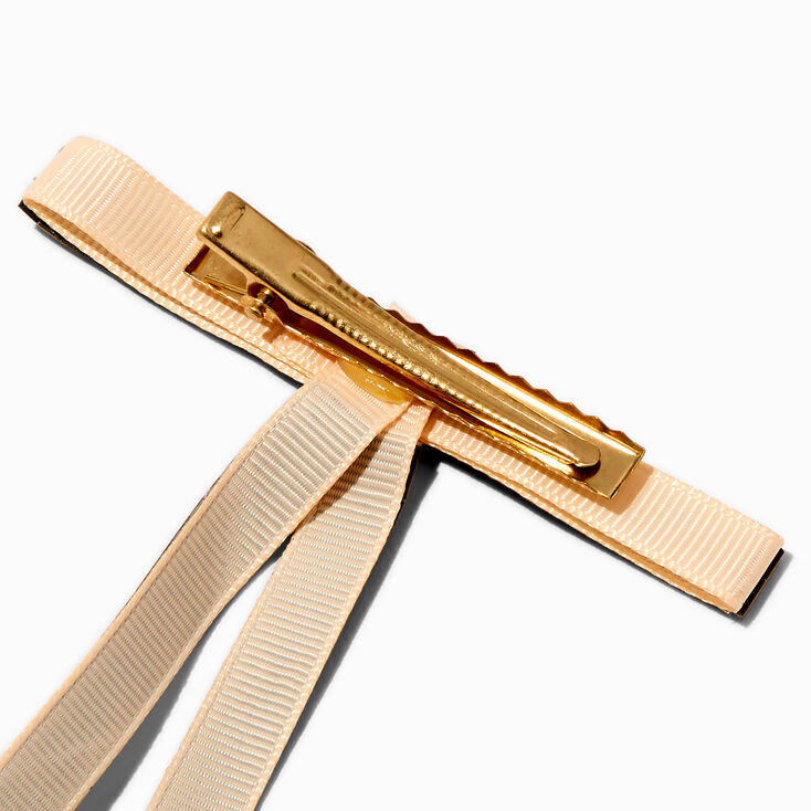 Claire&#39;s Club Gold-tone Disco Hair Bow Clip,