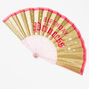 Birthday Princess Glitter Folding Fan,