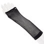 Fishnet Mesh Arm Warmers - Black,