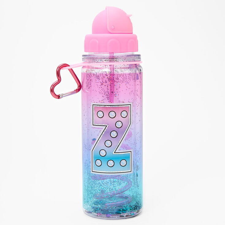 Initial Water Bottle - Pink, Z
