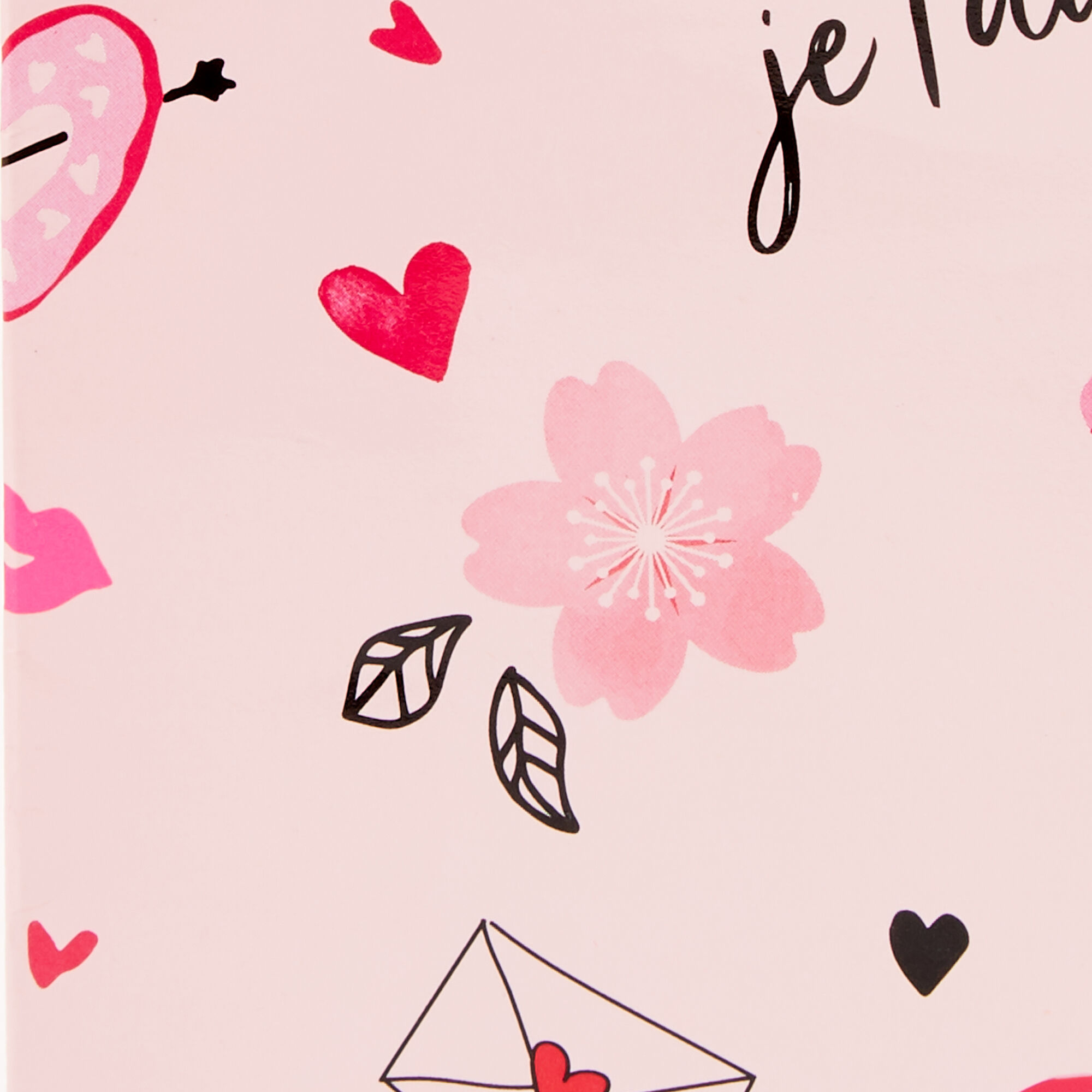 Sac cadeau Paris de petite taille - Rose,