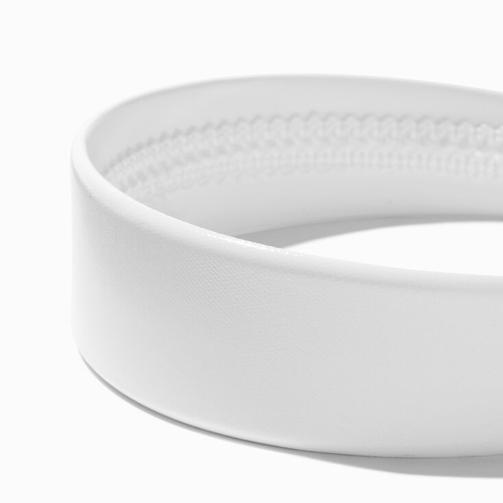 White Wide Headband,