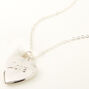 Claire&#39;s Club Silver Love Locket Necklace,